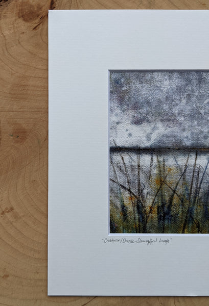 Ceobhrán/Drizzle- Strangford Lough Giclée Art Print
