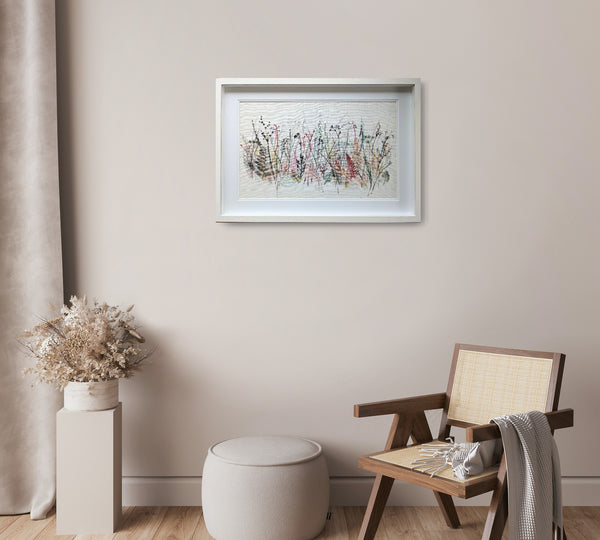 Vibrant and Wild Original Artwork on Irish Linen