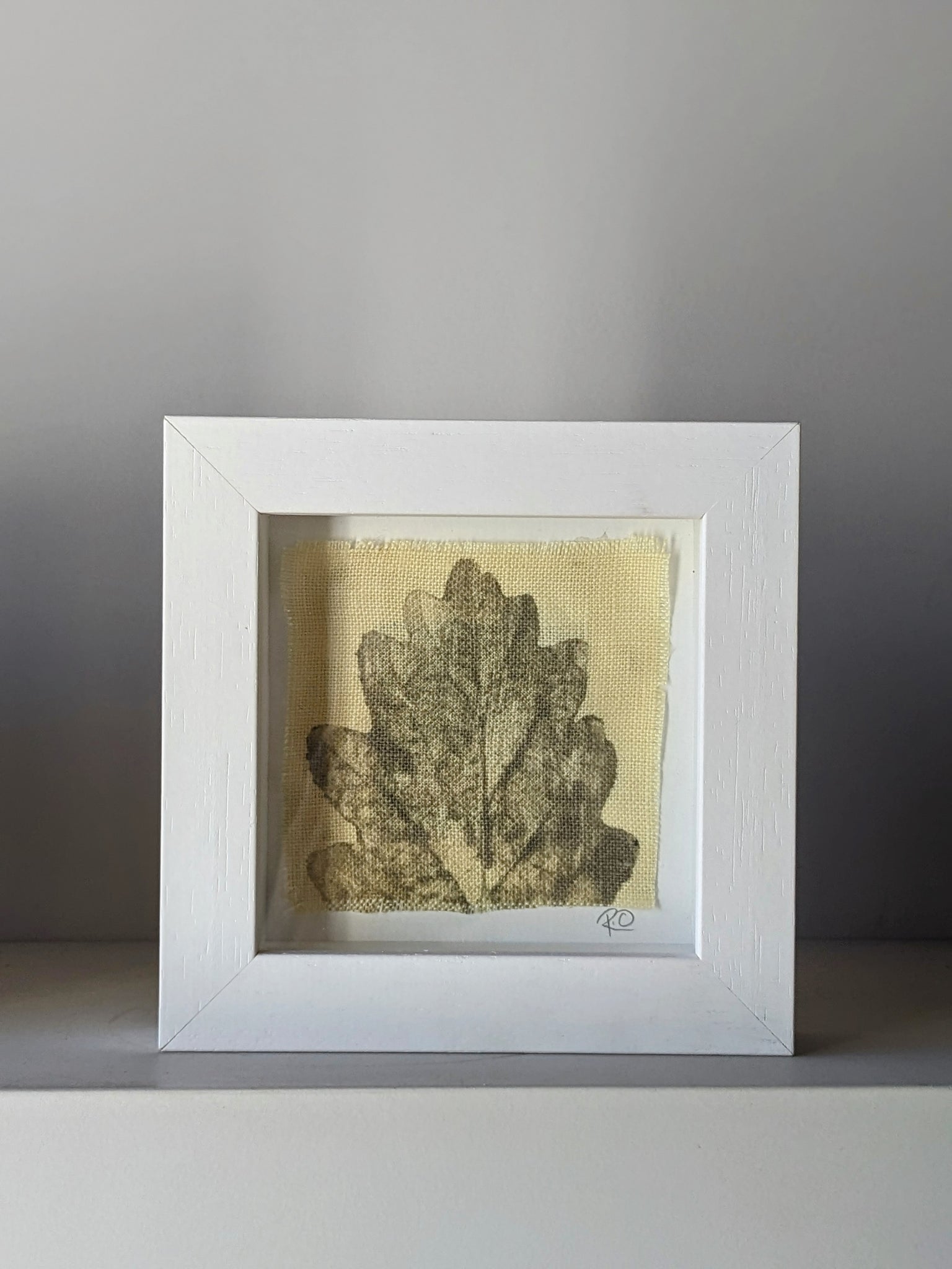 Oak on Gorse Irish Linen Mini Artwork