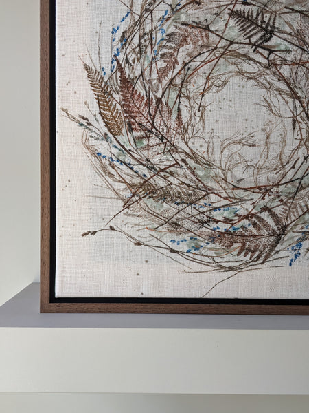 Nurture Original Artwork on Irish Linen