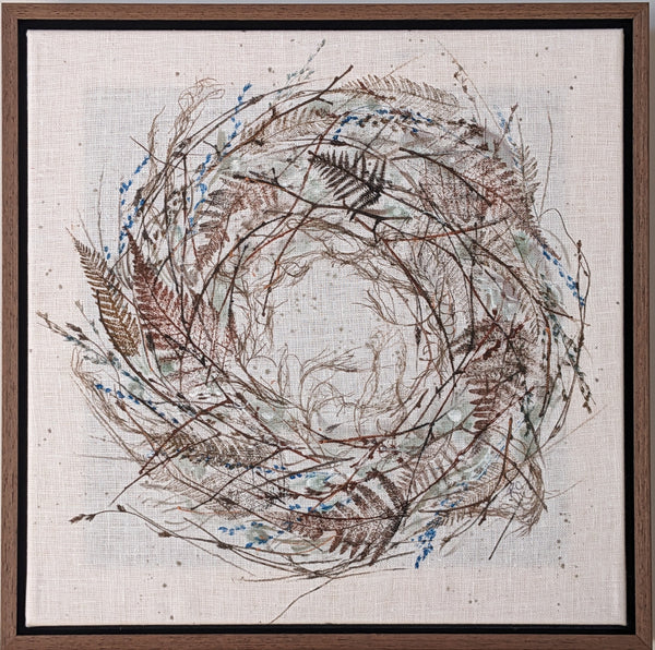 Nurture Original Artwork on Irish Linen