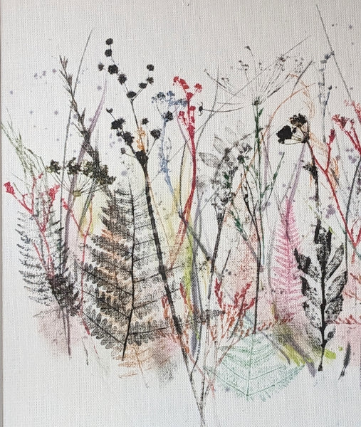 Vibrant and Wild Original Artwork on Irish Linen