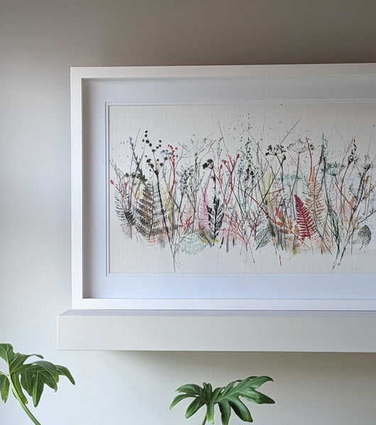 Vibrant and Wild Original Artwork on Irish Linen