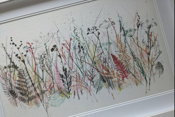 Vibrant and Wild Original Artwork on Irish Linen