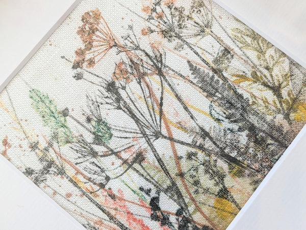 Midsummer Evening Colour Original Artwork on Irish Linen