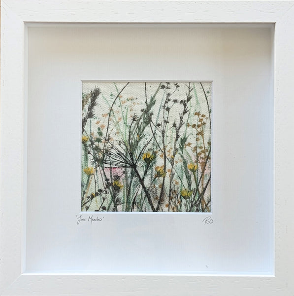 June Meadow Original Artwork on Irish Linen