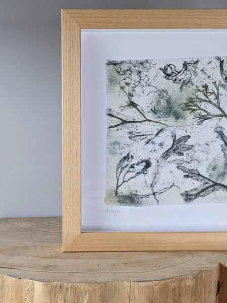 Rockpool Original Artwork on Irish Linen