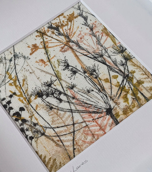 Summer Lanes Original Artwork on Irish Linen