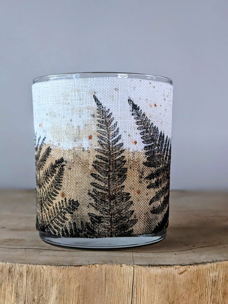 Winter Brackens SOLAS Irish Linen Votive OAK GALL
