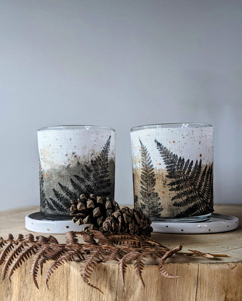 Winter Brackens SOLAS Irish Linen Votive PHRAGMITE
