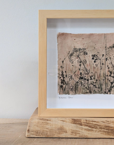 Autumn Glow Original Artwork on Irish Linen