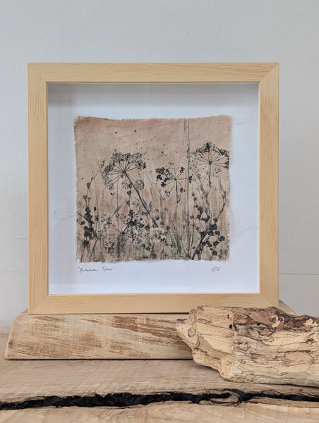 Autumn Glow Original Artwork on Irish Linen