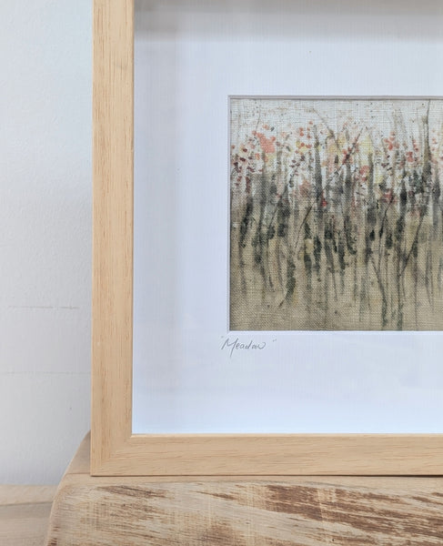 Meadow Original Artwork on Irish Linen