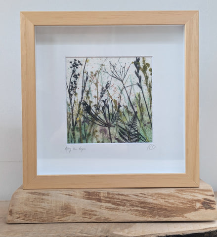 Along the Verge Original Artwork on Irish Linen