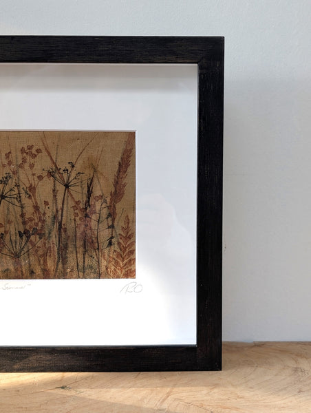 Ochre Summer Original Artwork on Irish Linen