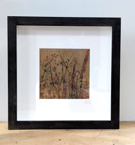 Ochre Summer Original Artwork on Irish Linen