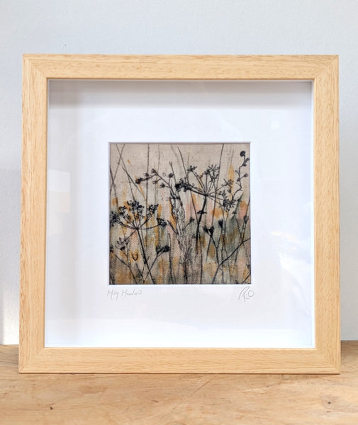 Misty Meadow Original Artwork on Irish Linen