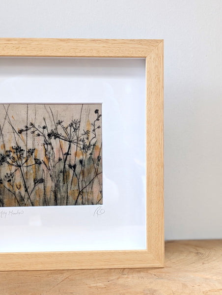 Misty Meadow Original Artwork on Irish Linen