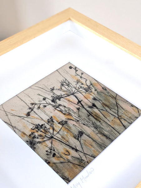 Misty Meadow Original Artwork on Irish Linen