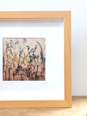 Autumn Wild Original Artwork on Irish Linen