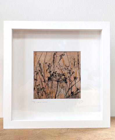 The Last of Summer Original Artwork on Irish Linen