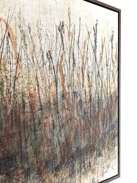 Earth Meadow Original Artwork on Irish Linen