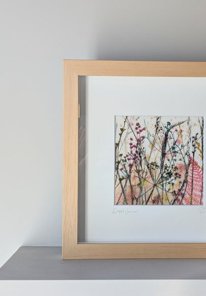 Wistful Summer Original Artwork on Irish Linen