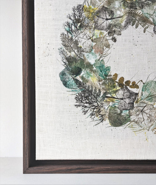 The Spring Woodland Floor Original Artwork on Irish Linen