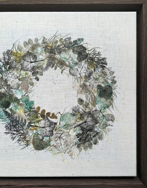 The Spring Woodland Floor Original Artwork on Irish Linen