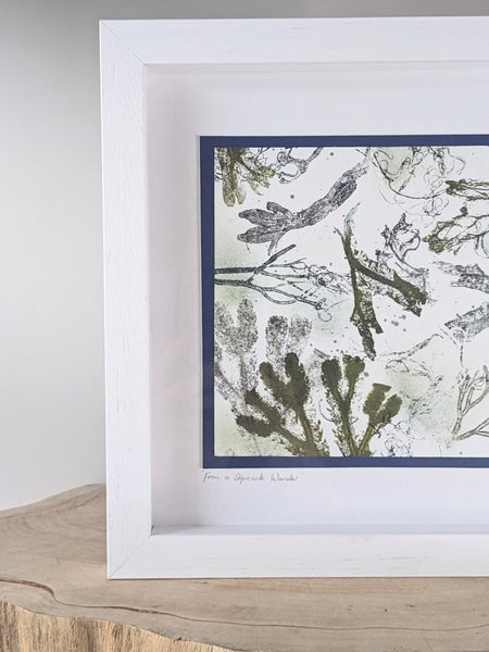 From a Shoreside Wander Original Monoprint