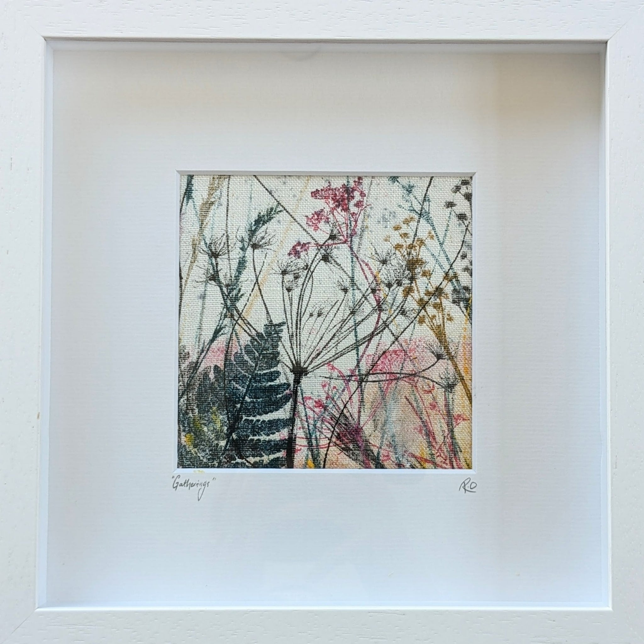 Gatherings Original Artwork on Irish Linen