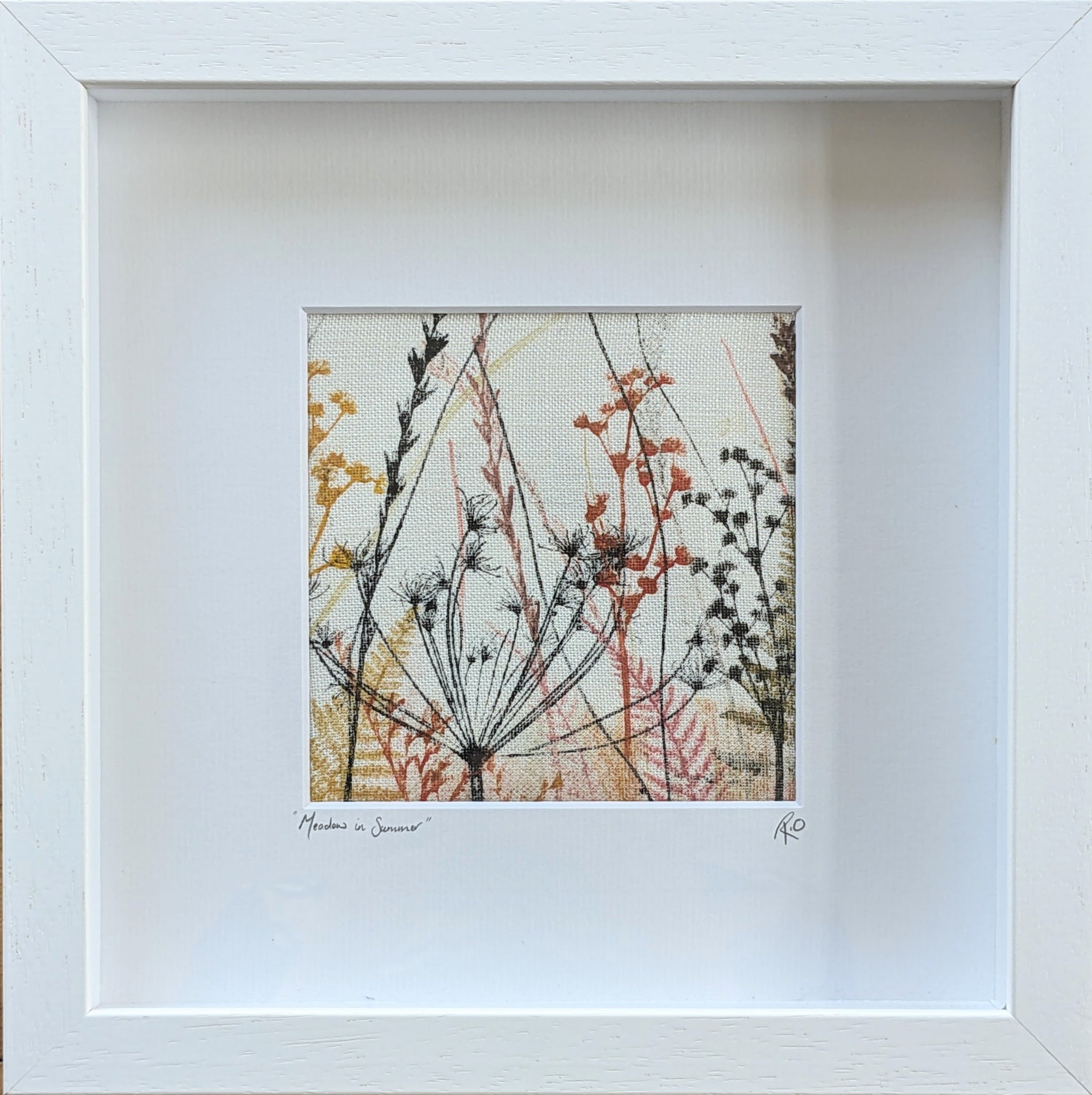 Meadow in Summer Original Artwork on Irish Linen