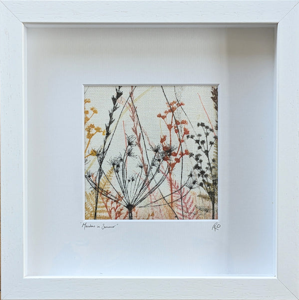 Meadow in Summer Original Artwork on Irish Linen
