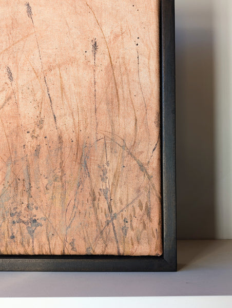 Meadow (Antrim Ochre Pigment) Artwork on Irish Linen