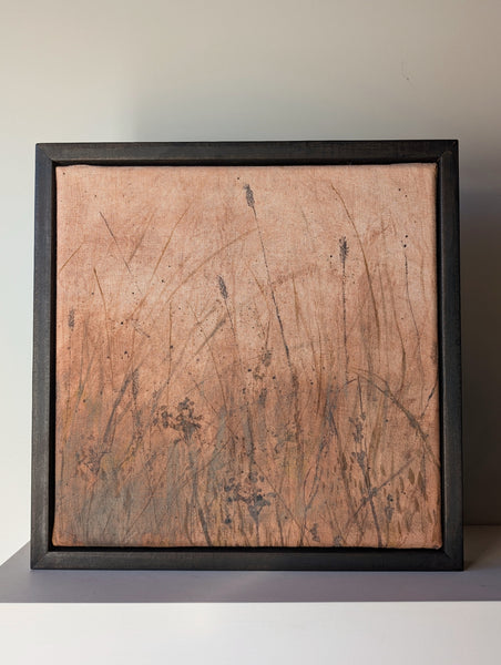 Meadow (Antrim Ochre Pigment) Artwork on Irish Linen