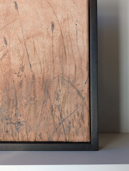 Meadow (Antrim Ochre Pigment) Artwork on Irish Linen