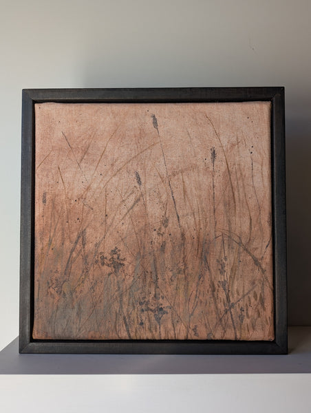 Meadow (Antrim Ochre Pigment) Artwork on Irish Linen