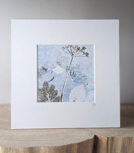 Stems and Leaves Monoprint on Fabriano Paper