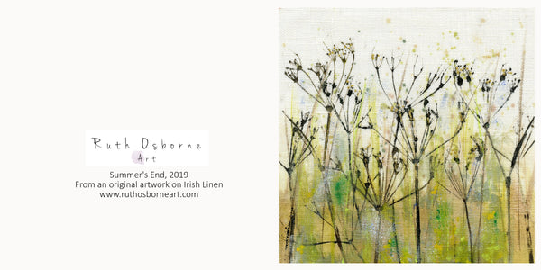 Summer's End Greetings Card